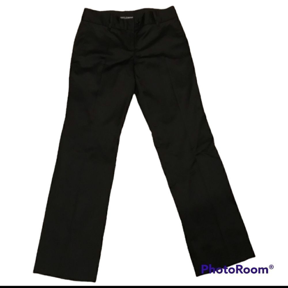 Dolce & Gabbana sleek polished slacks sz 8 to 10 - US sz42 Italian 30 in waist